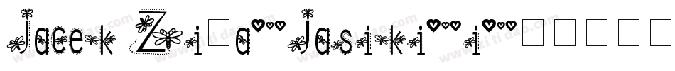 Jacek Zi゜a-Jasiki_i字体转换